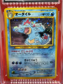 Pokemon TCG Feraligatr No. 160 Neo Premium File 1 Holo JPN Edition CGC MINT 9 - Image 2