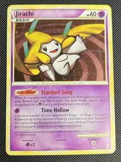 NM Pokemon 2011 Call of Legends Jirachi HOLO RARE 11/95 - Image 1