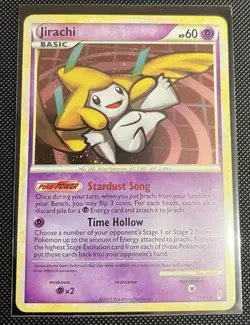 NM Pokemon 2011 Call of Legends Jirachi HOLO RARE 11/95 - Image 3