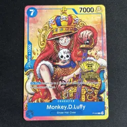 Monkey.D.Luffy (2nd Anniversary Stamped Promo) P-043 - One Piece TCG - English - Image 1