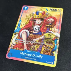 Monkey.D.Luffy (2nd Anniversary Stamped Promo) P-043 - One Piece TCG - English - Image 2