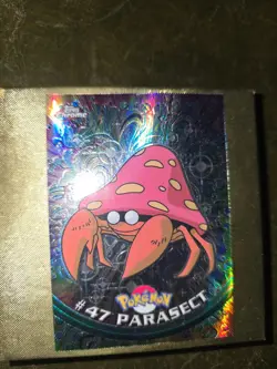🦀 Parasect Spectra 2000 Pokemon Topps Chrome T.V. #47 - Image 1
