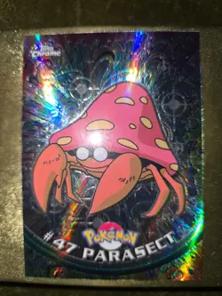 🦀 Parasect Spectra 2000 Pokemon Topps Chrome T.V. #47 - Image 2