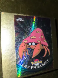 🦀 Parasect Spectra 2000 Pokemon Topps Chrome T.V. #47 - Image 4