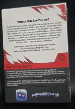 Pokemon TCG: S&V Destined Rivals Factory Sealed Booster Bundle Box - Image 2