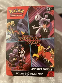 Pokemon TCG Destined Rivals Booster Bundle Box 6 Pack, New Sealed - Image 1