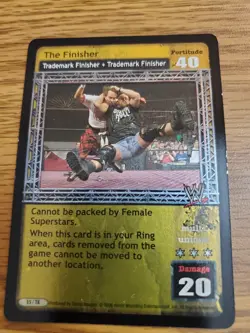 WWF WWE Raw Deal CCG - The Finisher - Prize Card - Image 1