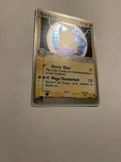 Pokemon 2003 Sandstorm Raichu EX Holo Ultra Rare Card #98/100 Near Mint - Image 2