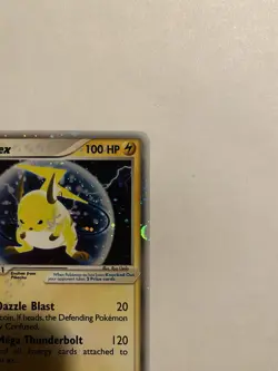 Pokemon 2003 Sandstorm Raichu EX Holo Ultra Rare Card #98/100 Near Mint - Image 4