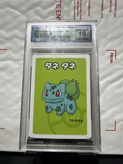 2019 Bulbasaur Old Maid Babanuki Pokemon Card 10 Gem Mint - Image 3