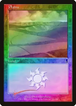 Plains (332) FOIL Odyssey NM Basic Land MAGIC THE GATHERING MTG CARD ABUGames - Image 1