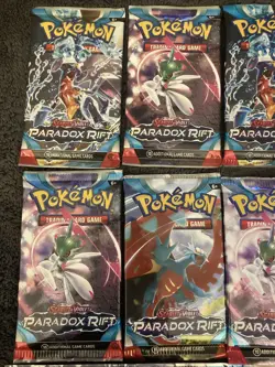 Pokemon TCG SV4 Paradox Rift Booster Pack Lot of 12 Factory Sealed Card Packs - Image 2