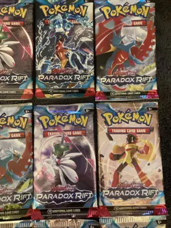 Pokemon TCG SV4 Paradox Rift Booster Pack Lot of 12 Factory Sealed Card Packs - Image 3