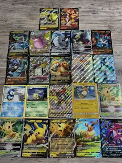 Pokemon *JUMBO* Card Lot Of 22 Oversized Cards Big V Max V Star Gx Ex Alolan - Image 1