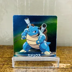 (NM) Blastoise Squirtle Mini Card Advance Holo Tomy 2005 Japanese Pokemon Card - Image 3