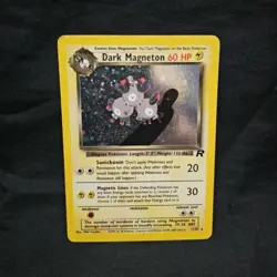 Pokemon Dark Magneton Team Rocket Holo Rare 11/82 Wizards of the Coast Card - Image 1
