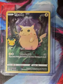 Pokemon TCG Celebrations Pikachu Holo Card 005/025 25th Anniversary - Image 1