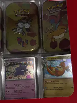 2 Pokemon 151 | 8 Mini Tins + 8 Promo Cards Bundle - Sam’s | 2 SWIRLS / 1 SWIRL - Image 4