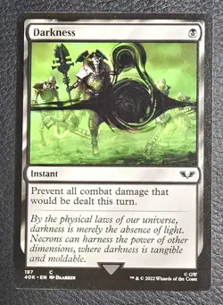Darkness Universes Beyond: Warhammer 40000 Regular MTG NM Magic Card - Image 1