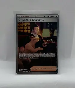 Giovanni’s Charisma 207/165 SIR 151 Pokemon TCG Trainer Card NM+ CONTENDER! - Image 1