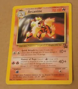 Arcanine 2000 Pokemon TCG Black Star Promo League #6 Vintage Card WOTC - Image 1