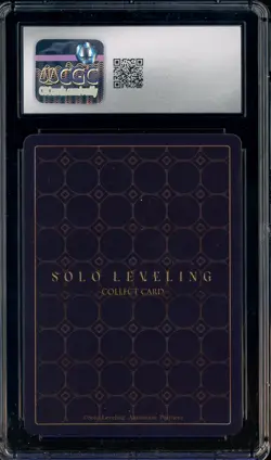 2025 Solo Leveling Collect Card Korean Mapniverse Sung Jinwoo CGC 10 - Image 2