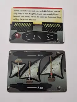 Pirates CSG Fire and Steel # 058 Knights Errant Cursed Ghost Ship Unpunched Card - Image 2