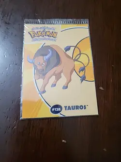 Sealed - #128 Tauros 23/40 - Danone Pokemon Stadium Card 2000 - Image 2
