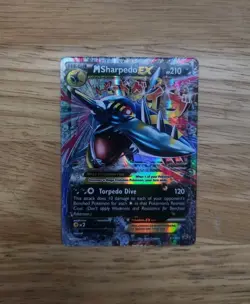 M Sharpedo EX XY200 Black Star Promo XY Holo NM - Image 1