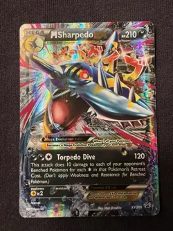 Mega Sharpedo EX - XY 200 - 2017 Black Star Promo - Pokemon - Image 1