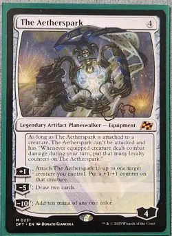Magic MTG - The Aetherspark - Non-Foil [Promo Pack] (0231) Aetherdrift NM - Image 1