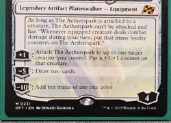Magic MTG - The Aetherspark - Non-Foil [Promo Pack] (0231) Aetherdrift NM - Image 3