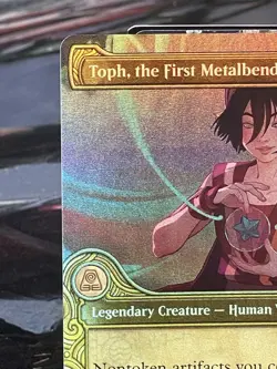 MTG Toph, the First Metalbender RARE FOIL SHOWCASE Last Airbender 353 NM/Mint - Image 3
