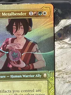 MTG Toph, the First Metalbender RARE FOIL SHOWCASE Last Airbender 353 NM/Mint - Image 4