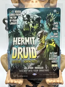 Mtg. Hermit Druid. Poster Showcase. Innistrad Remastered. Pack Fresh - Image 1