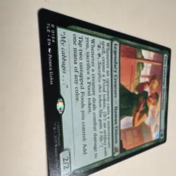 MTG TLE The Cabbage Merchant #0134 Rare Green Creature 2025 Patrick Ganas - Image 4