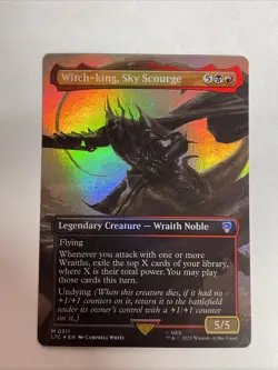 Witch-king, Sky Scourge (Borderless) Commander: the Lord of the Rings #511 M - Image 1