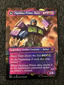 Magic MTG - Optimus Prime, Hero (Shattered Glass) - UB: Transformers - Image 1