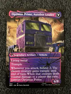 Magic MTG - Optimus Prime, Hero (Shattered Glass) - UB: Transformers - Image 2