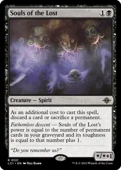 1x Souls of the Lost - The Lost Caverns of Ixalan - NM - German - MTG - Image 3