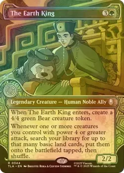 The Earth King - #344 Foil (Showcase) Avatar: The Last Airbender - Mtg - Image 1