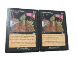 Magic The Gathering Engineered Plague Urza's Legacy Lot Of 2 - Image 1