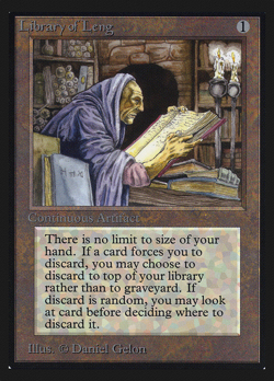 Library of Leng x (1) MTG - Collector's Edition - EX/NM - U258 - 4RCards - Image 1