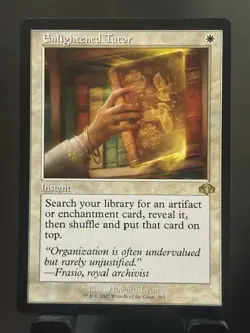 Enlightened Tutor (Retro Frame) - Dominaria Remastered (DMR) - Image 1