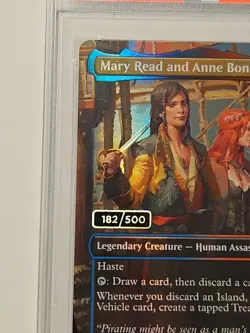 Magic MTG- Mary Read and Anne Bonny PSA 10 Serial 182/500 ACR 120 Assassin Creed - Image 2