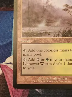 MTG Apocalypse - Llanowar Wastes LP - Image 5