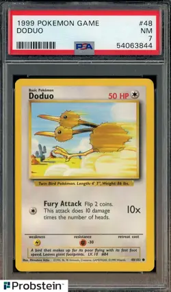 1999 Pokemon Game #48 Doduo PSA 7 NM - Image 1