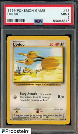 1999 Pokemon Game #48 Doduo PSA 9 MINT - Image 1