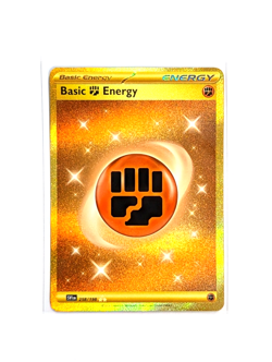 Basic Fighting Energy 258/198 Hyper Gold Rare S&V Base POKEMON TCG SVI ENGLISH - Image 1