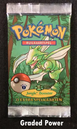 Jungle 1st Edition Dutch Booster Pack Short Stem Booster Pack Pokemon - Image 1